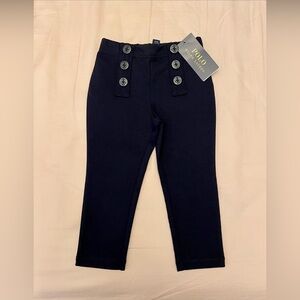 Polo by Ralph Lauren Kids Dark Blue Leggings, 2T, new